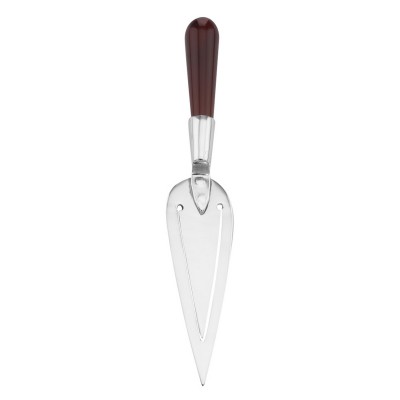 Sterling Silver Trowel Bookmark Man Made Red Carnelian Handle - BK-6223-CAR